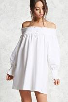 Forever21 Off-the-shoulder Smock Top