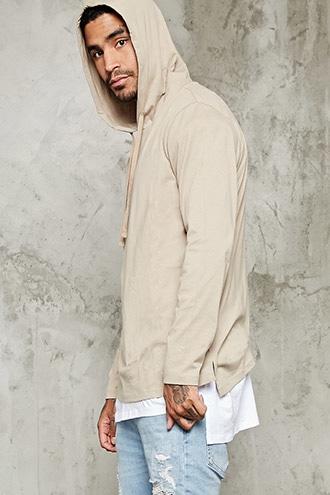 21 Men Men's  Cotton-blend Hooded Tee