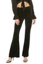 Forever21 Brocade Velvet Burnout Flare Pants