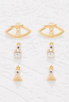 Forever21 Ear Jacket Rhinestone Set