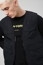 Forever21 Mesh-panel Cargo Vest