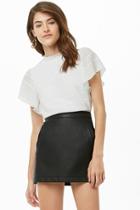Forever21 Stitched Striped Top