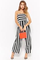 Forever21 Rebdolls Inc. Strapless Striped Jumpsuit