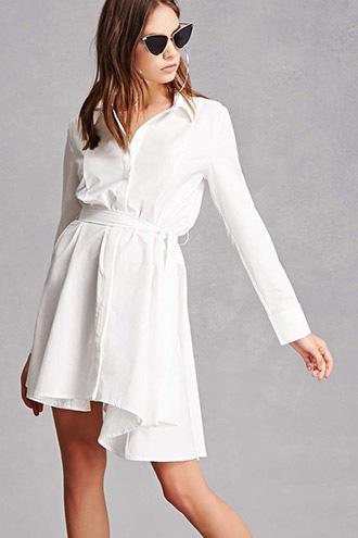 Forever21 Asymmetrical Shirt Dress