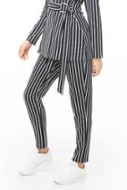 Forever21 Striped Belted Pants