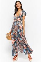 Forever21 Retro Billowy Surplice Dress