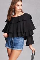 Forever21 Tiered Ruffle Blouse