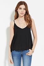 Forever21 Women's  Flared Scoop-neck Cami