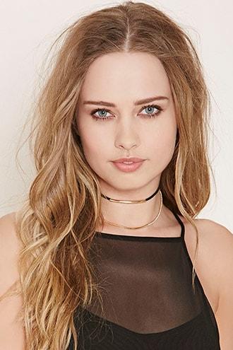 Forever21 Curved Bar Choker Set