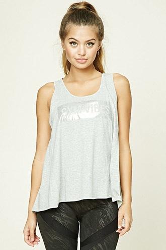 Forever21 Active Gym Vibes Graphic Tank