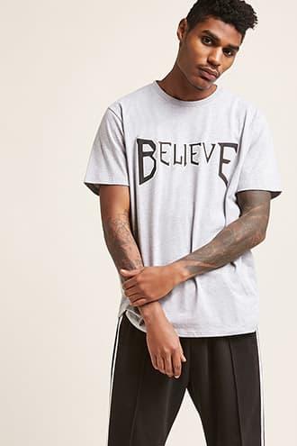 Forever21 Believe Graphic Tee