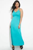 Forever21 Plus Women's  Jade Plus Size Cami Maxi Dress