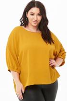 Forever21 Plus Size Crepe Longline Top