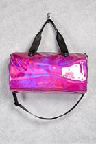 Forever21 Holographic Duffle Bag