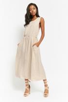Forever21 Sleeveless Linen-blend Dress