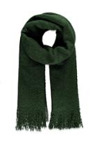 Forever21 Fuzzy Oblong Scarf (olive)