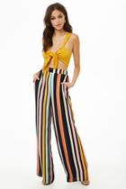 Forever21 Multicolor Striped Palazzo Pants