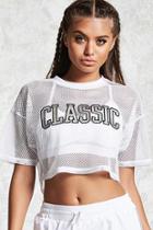 Forever21 Active Classic Graphic Crop Top