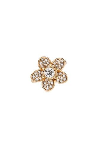 Forever21 Floral Faux Gem Cocktail Ring