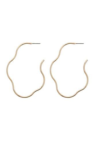 Forever21 Wavy Hoop Earrings