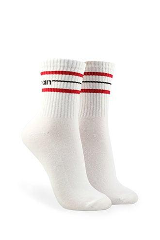 Forever21 Woman Graphic Crew Socks