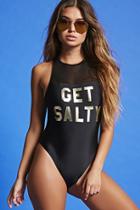 Forever21 Get Salty One-piece Swimsuit