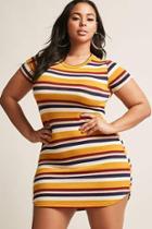 Forever21 Plus Size Multicolor Stripe Dress