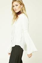 Forever21 Contemporary Trumpet Sleeve Top