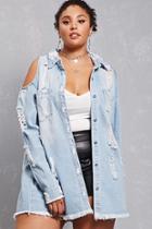Forever21 Plus Size Open-shoulder Jacket