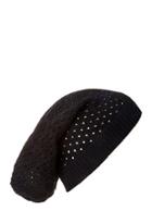 Forever21 Marled Open-knit Beanie