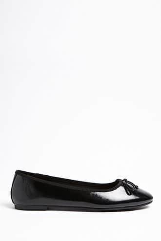 Forever21 Faux Patent Leather Flats
