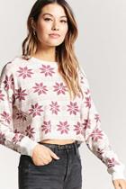 Forever21 Fair Isle Print Waffle Top