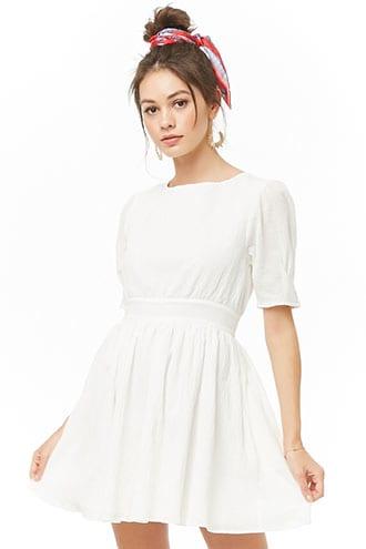 Forever21 Open Back Babydoll Dress
