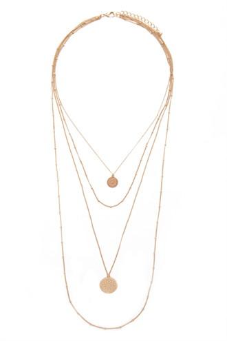 Forever21 Filigree Layered Necklace