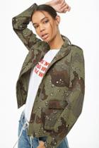 Forever21 Camo Print Twill Jacket