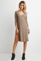 Forever21 High-slit Longline Top