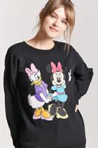 Forever21 Daisy Duck & Minnie Mouse Graphic Sweatshirt