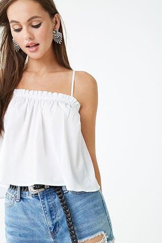 Forever21 Flounce Ruffle-trim Cami