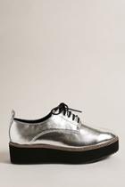 Forever21 St. Sana Platform Patent Leather Flatform Oxfords