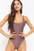Forever21 Kulani Kinis Floral One-piece Scoop Swimsuit