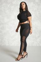 Forever21 Plus Size Ladder Cutout Legging