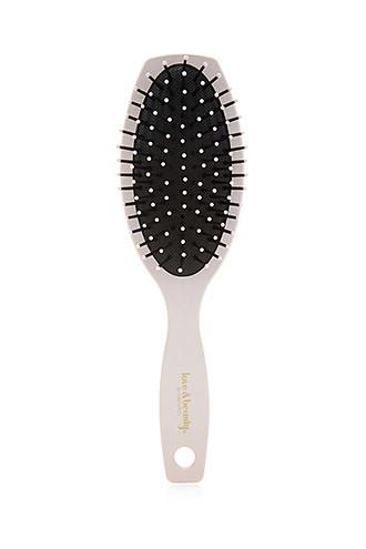 Forever21 Light Pink & Gold Oval Paddle Brush