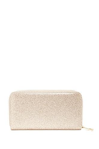Forever21 Glitter Zipper Wallet