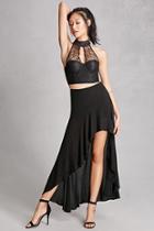 Forever21 Flounced High-low Skirt