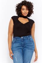 Forever21 Plus Size Ribbed Cutout Top