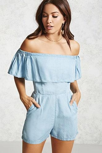 Forever21 Contemporary Flounce Romper