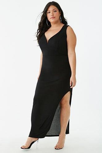 Forever21 Plus Size V-wire Maxi Dress