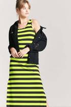 Forever21 Stripe Knit Maxi Dress