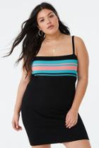Forever21 Plus Size Ribbed Striped Cami Dress
