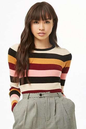 Forever21 Multicolored Striped Sweater
